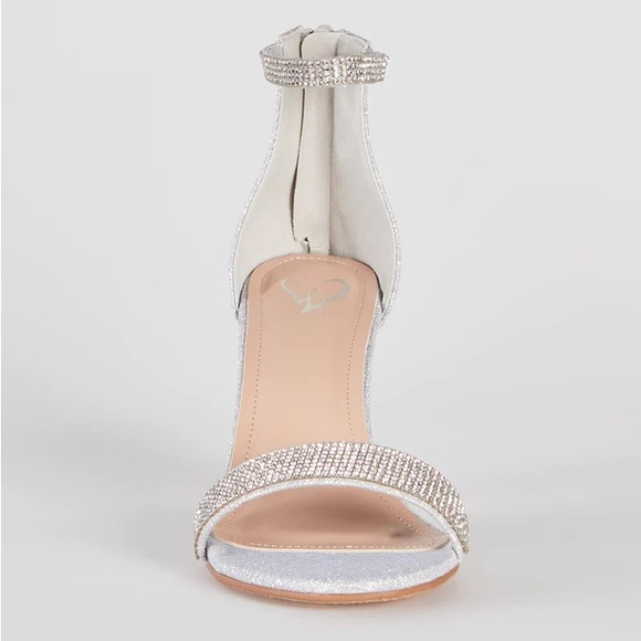 Windsor Sparkle Stunner Rhinestone Block Heels size 8 - Picture 4 of 10